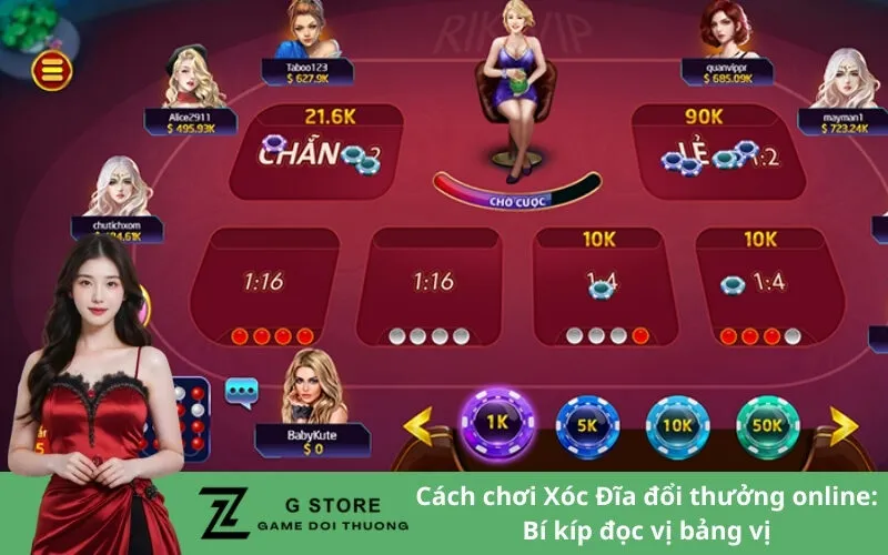 Cách chơi Xóc Đĩa đổi thưởng online: Bí kíp đọc vị bảng vị